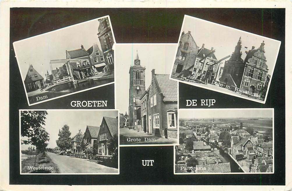 304-243-037 De Rijp NH Groeten uit, Verzenden, Voor 1920, Noord-Holland