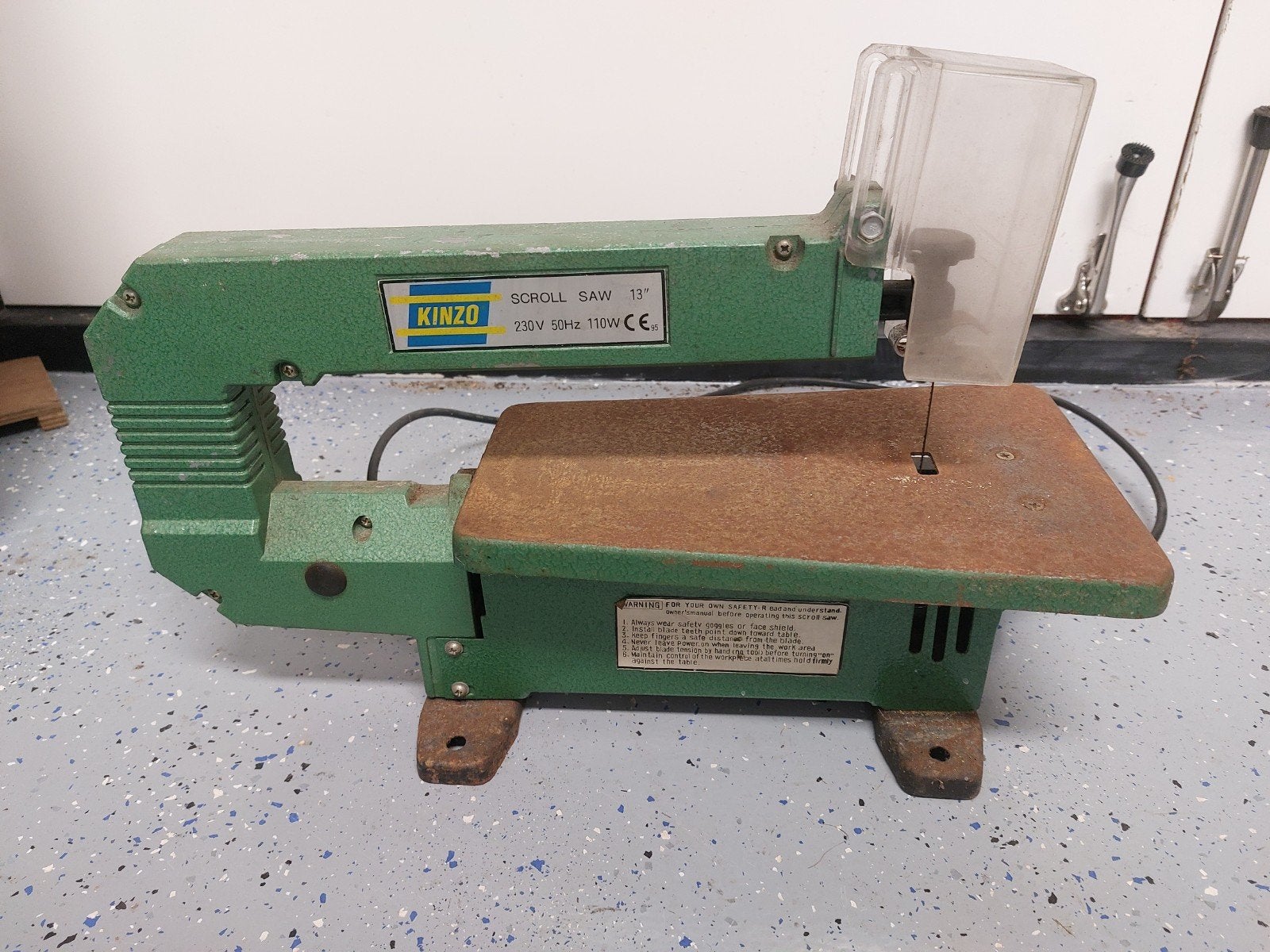 Kinzo figuurzaagmachine 110w, Ophalen, Gebruikt, Kinzo, 30 tot 70 mm