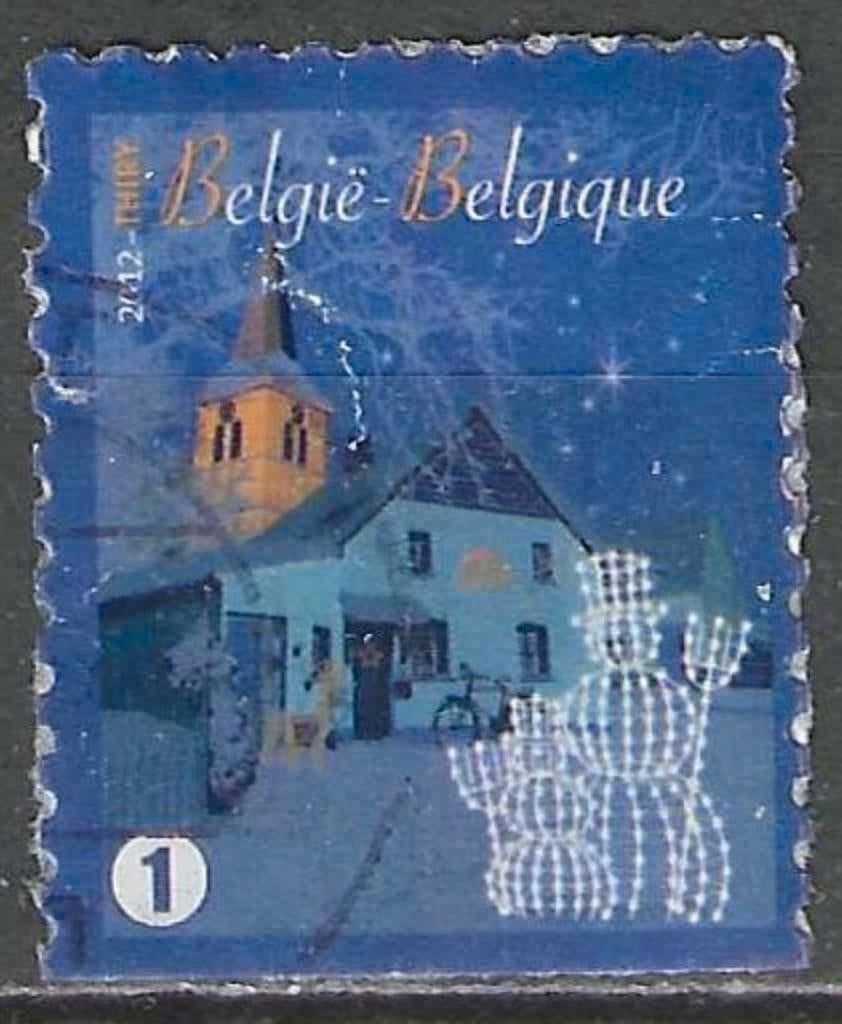 Belgie 2012 - Yvert 4271 /OBP 4291 - Kessenich (ST), Postzegels en Munten, Postzegels | Europa | België, Gestempeld, Kerst, Verzenden