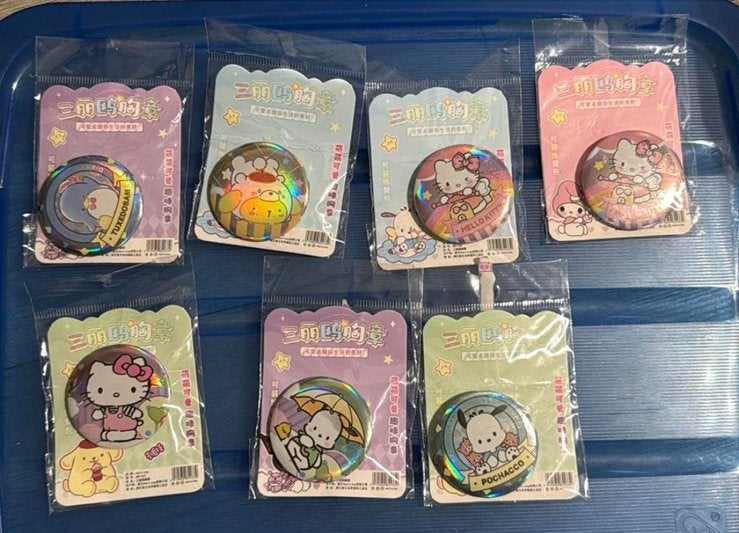 Sanrio pin €0.60 per stuk, Ophalen of Verzenden, Nieuw