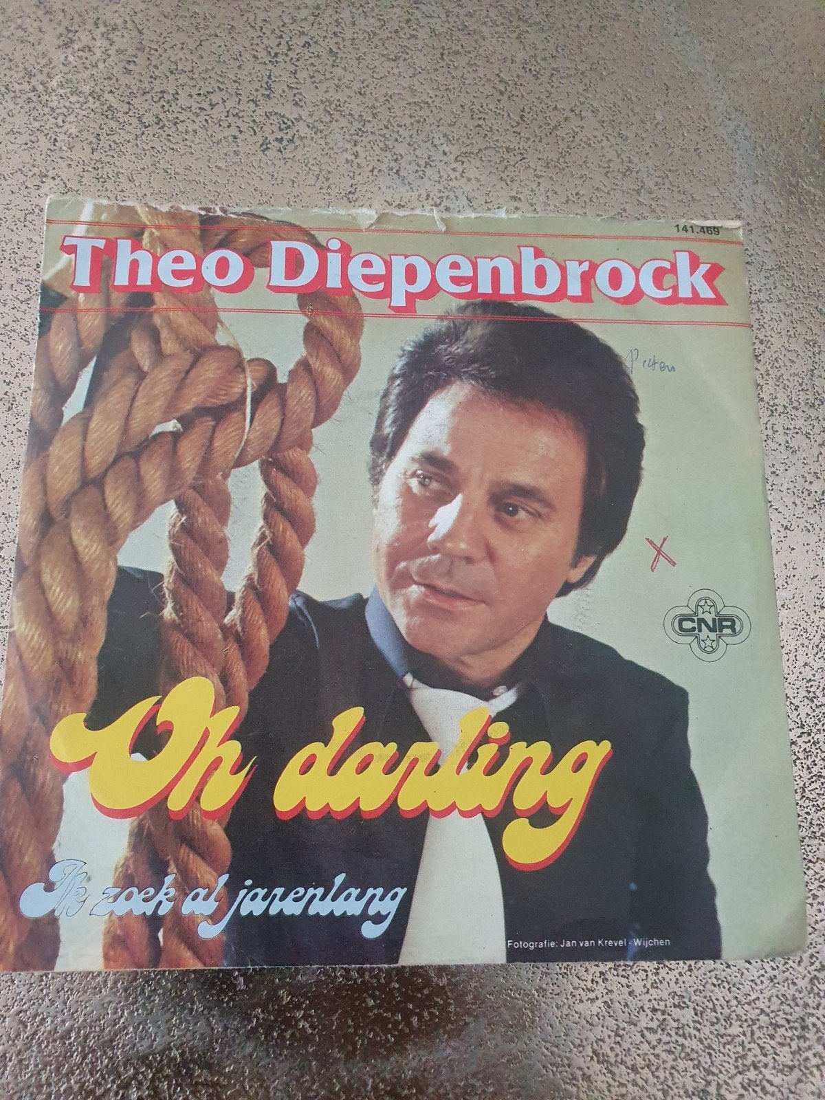 Theo diepenbrock - oh darling - ik zoek al jarenlang, Ophalen of Verzenden, Zo goed als nieuw, Overige formaten, Levenslied of Smartlap