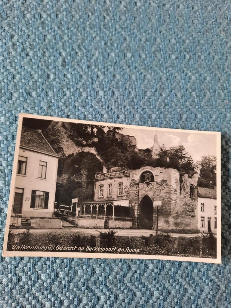 Oude Ansichtkaart Valkenburg (L) Berkelpoort en Ruïne, Ophalen of Verzenden, Voor 1920, Ongelopen, Limburg