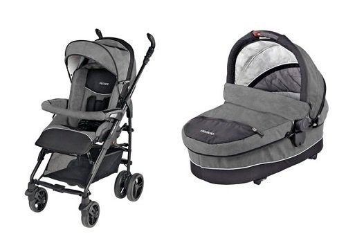 RECARO Akuna kinderwagen met draagmand, Zo goed als nieuw, Combiwagen, Met reiswieg, Ophalen