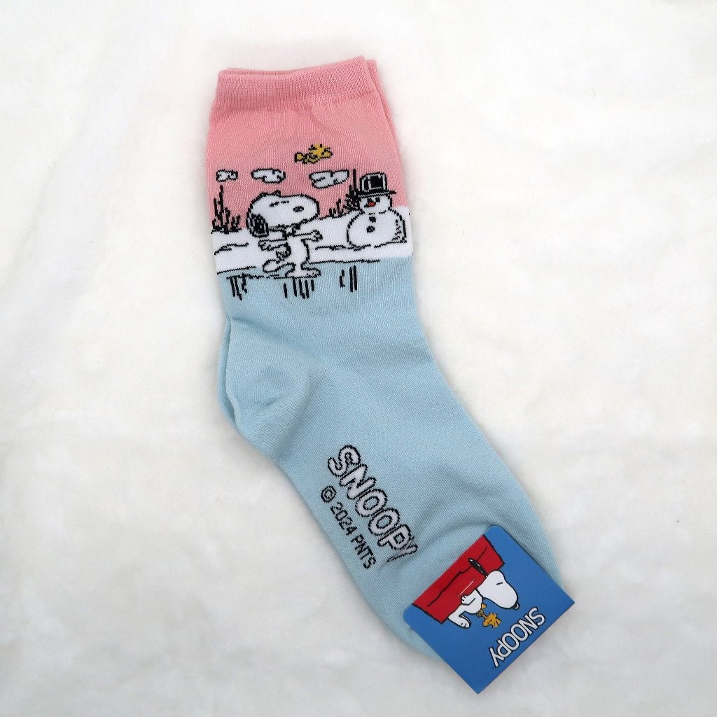 Woodstock en Snoopy Winter Peanuts Comics Sokken, Verzenden, Snoopy, Nieuw, Kleding