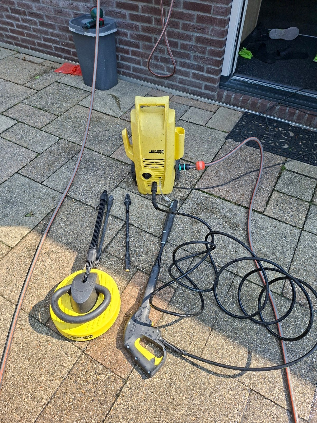 Karcher K 2.36 Hogedrukreiniger met terrasreiniger, Ophalen of Verzenden, Gebruikt, Elektrisch, Karcher