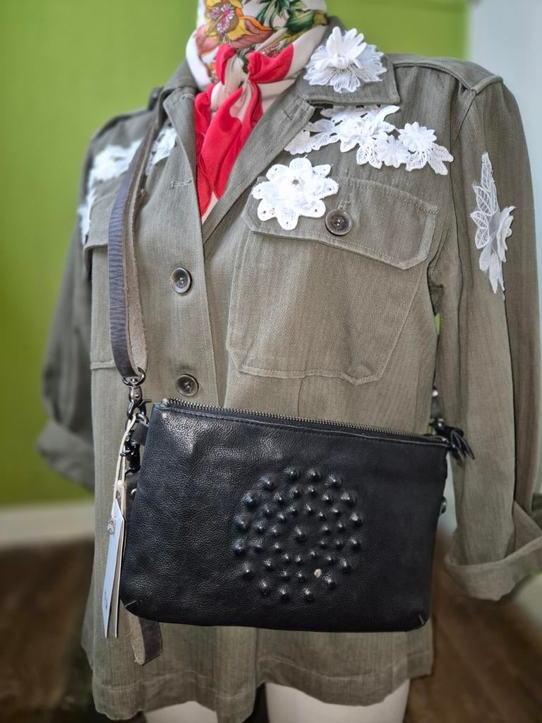 Noosa Amsterdam Leren Tas, Ophalen of Verzenden, Nieuw, Zwart, Schoudertasje