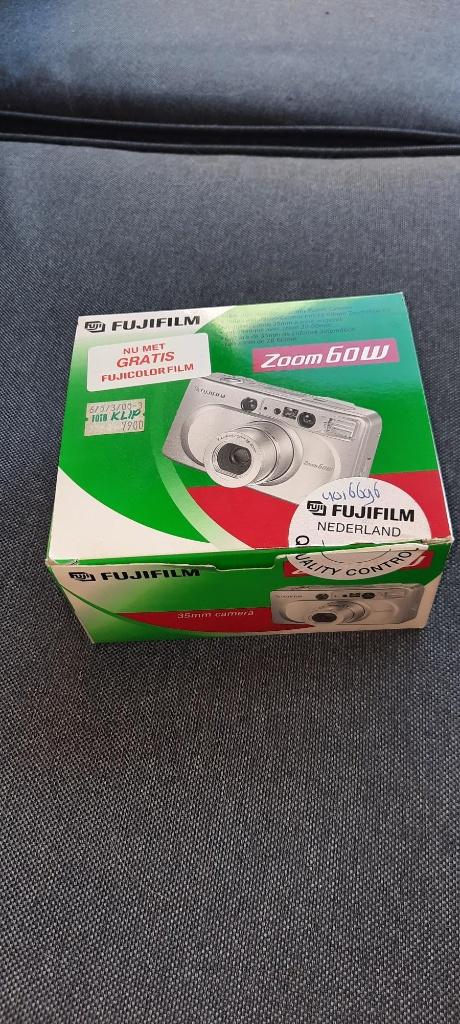 Fujifilm Zoom Date 60W analoge compact camera - Groothoek!, Ophalen of Verzenden, Gebruikt, Compact, Fuji