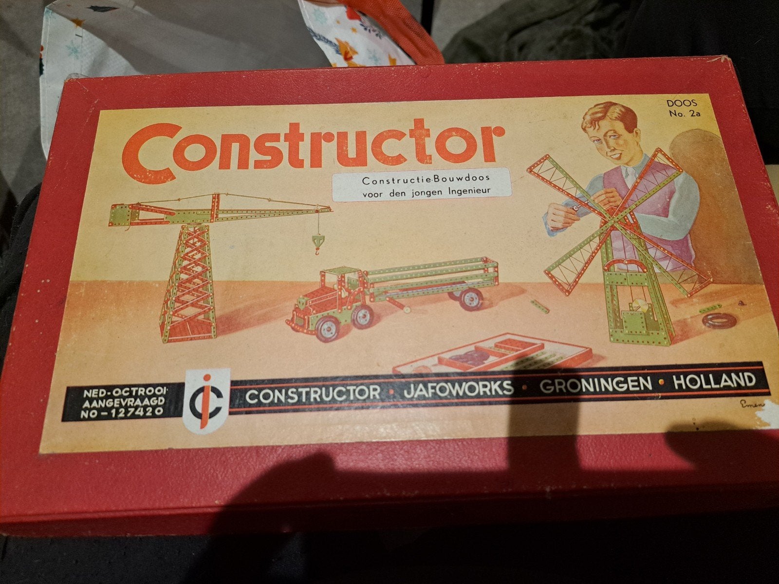 Vintage Constructo bouwdoos jong ingeneur, Verzenden, Jong, Bouwdoos, Ingenieur