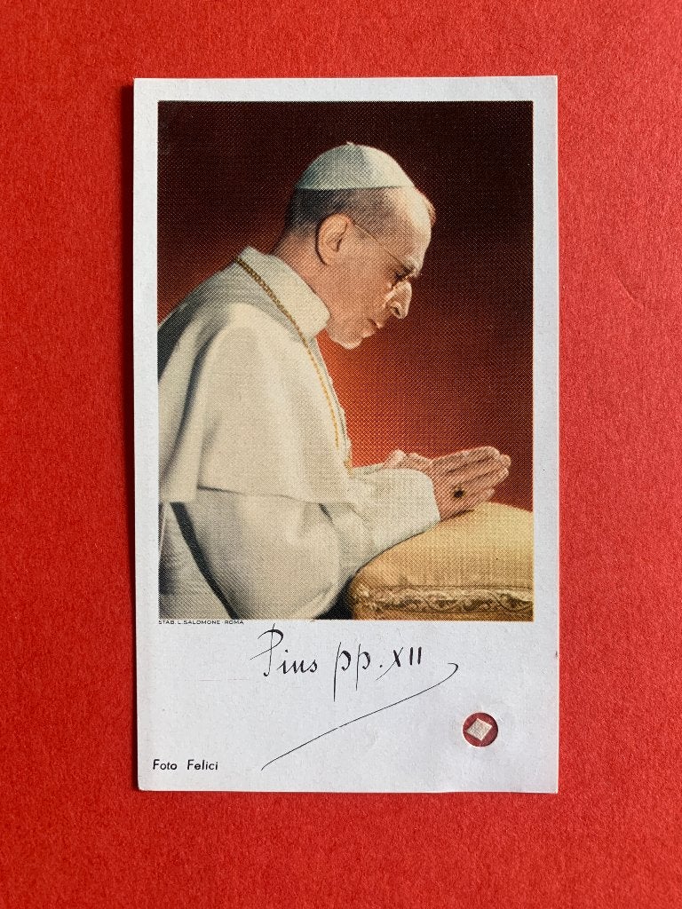 zeldzame Relikwie van Paus Pius XII, Ophalen of Verzenden, Gebruikt, Kleding, Christendom | Katholiek