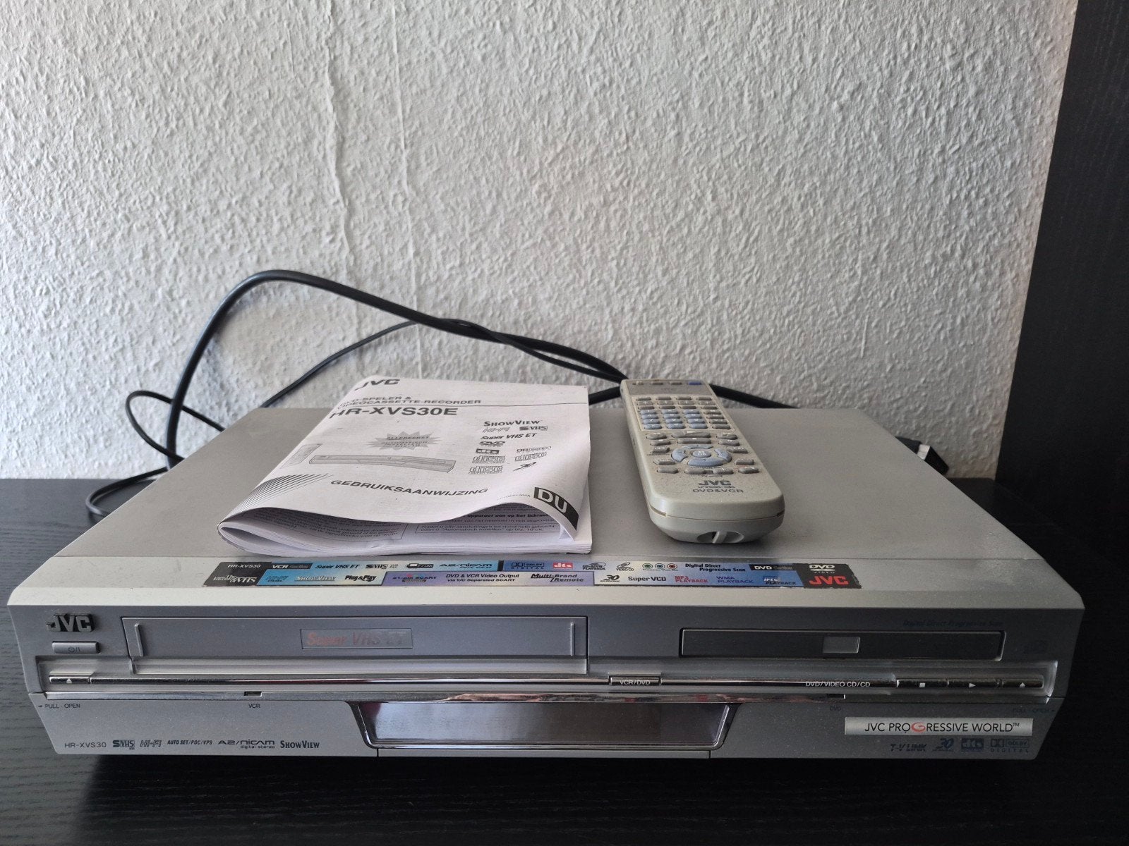 jvc dvd/video speler +afstandsbediening en handleiding, Audio, Tv en Foto, Ophalen, JVC
