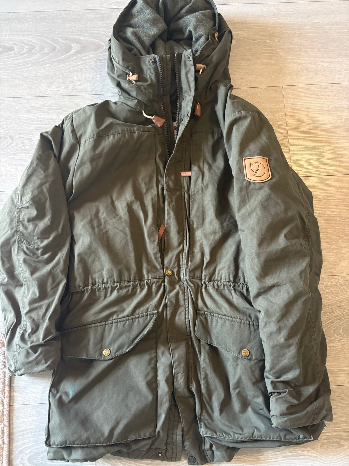Fjällräven Singi Wool Padded Parka Heren XL, Kleding | Heren, Jassen | Winter, Ophalen of Verzenden, Zo goed als nieuw, Maat 56/58 (XL)