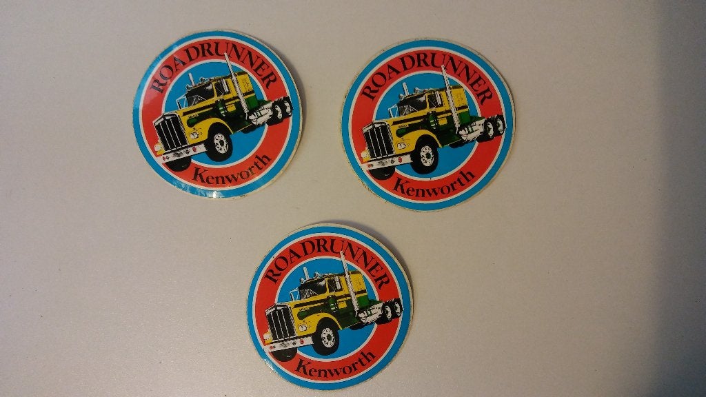 Kenworth Roadrunner vrachtwagen vrachtauto sticker truck, Verzenden, Zo goed als nieuw, Overige typen
