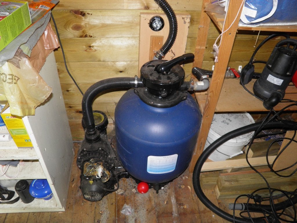 zandfilter voor zwembad, Ophalen, Gebruikt, Filter