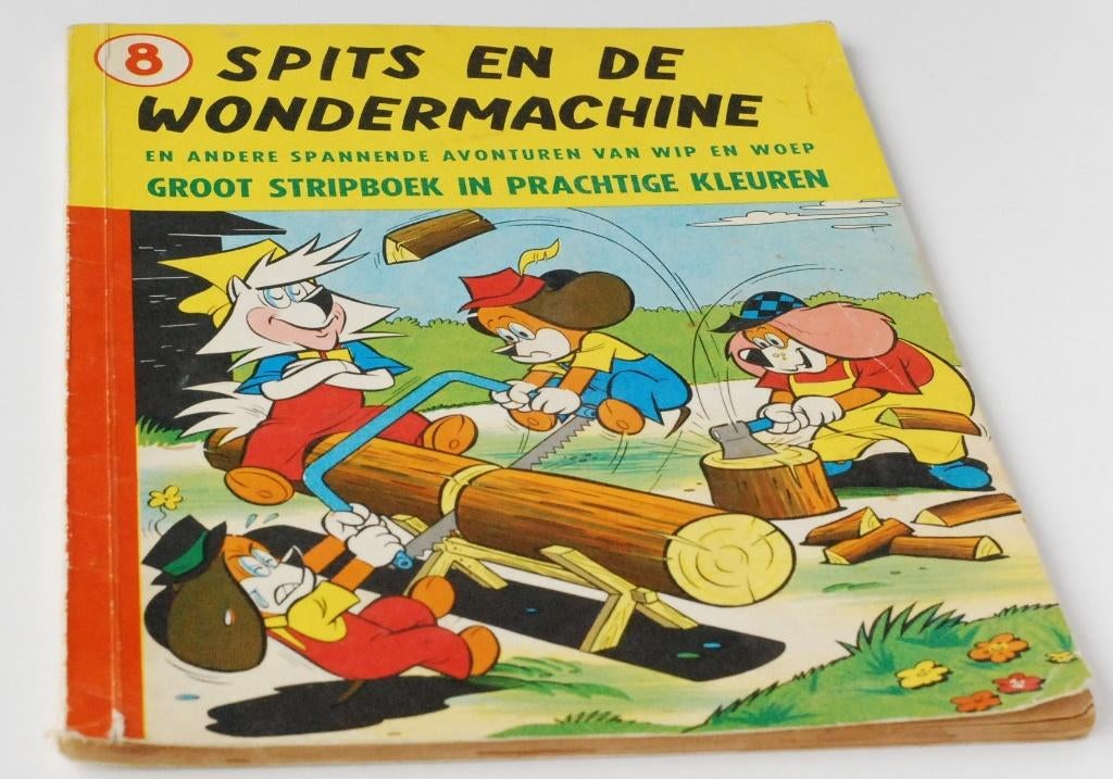 Wip en Woep, Spits en de Wondermachine (1968), Boeken, Stripboeken, Eén stripboek, Verzenden, Gelezen