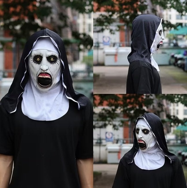 Halloween masker The Nun, Ophalen, Nieuw, Feestartikel, Halloween of Griezel