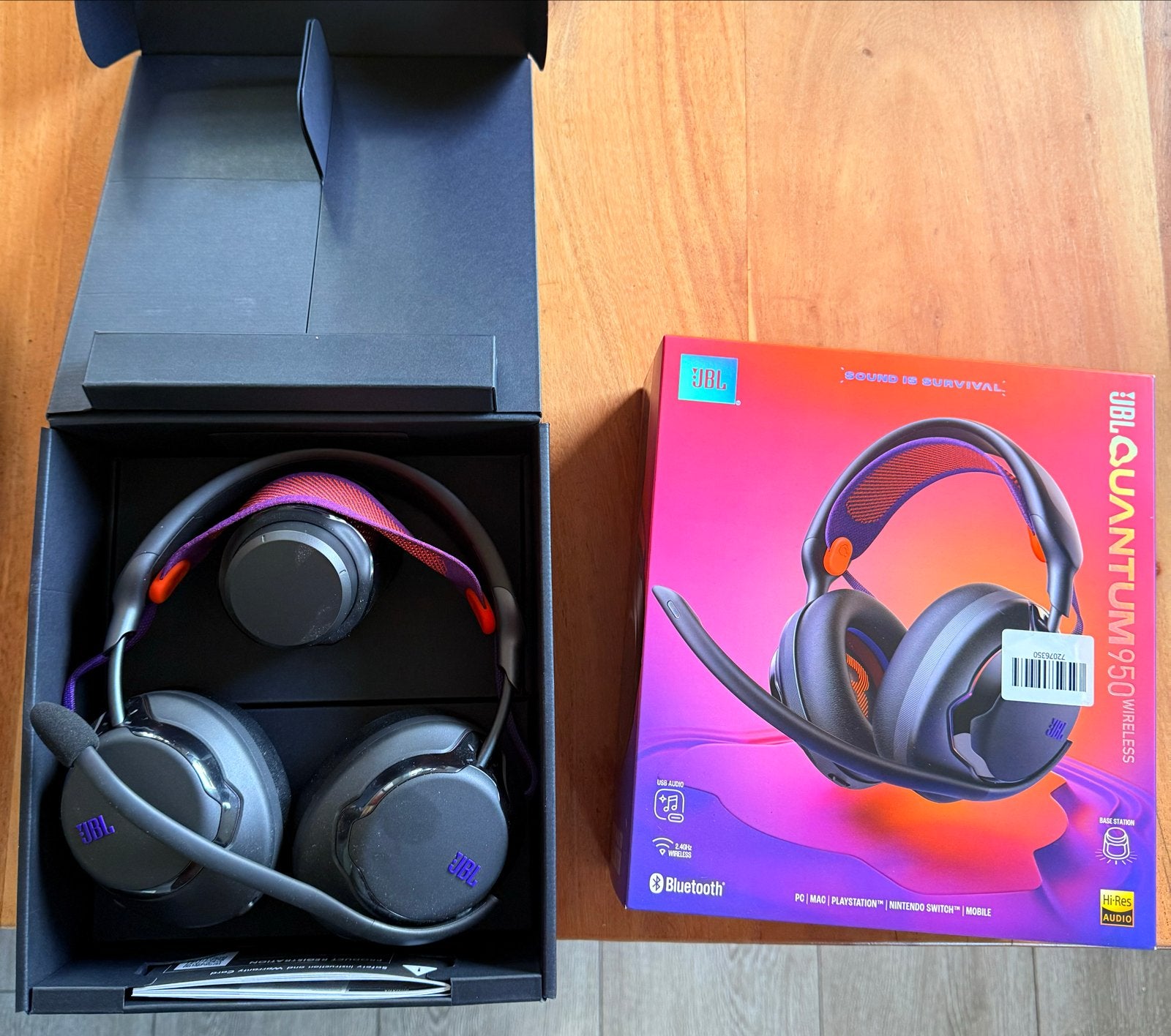 JBL Quantum 950 Wireless Gaming Headset – ANC – Met doos, Ophalen, Gaming, JBL, Bluetooth