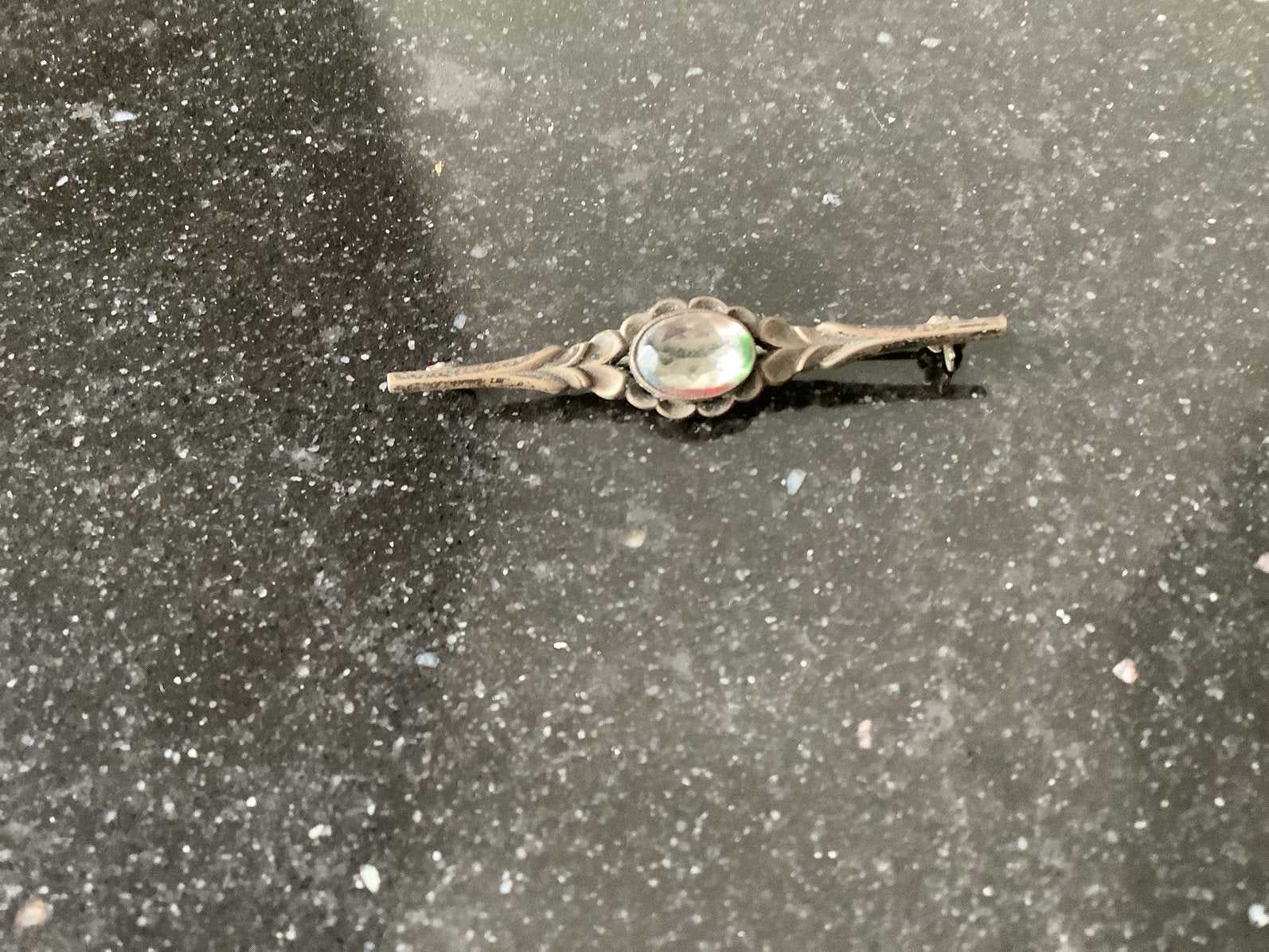 Oude zilveren broche, Antiek en Kunst, Ophalen of Verzenden