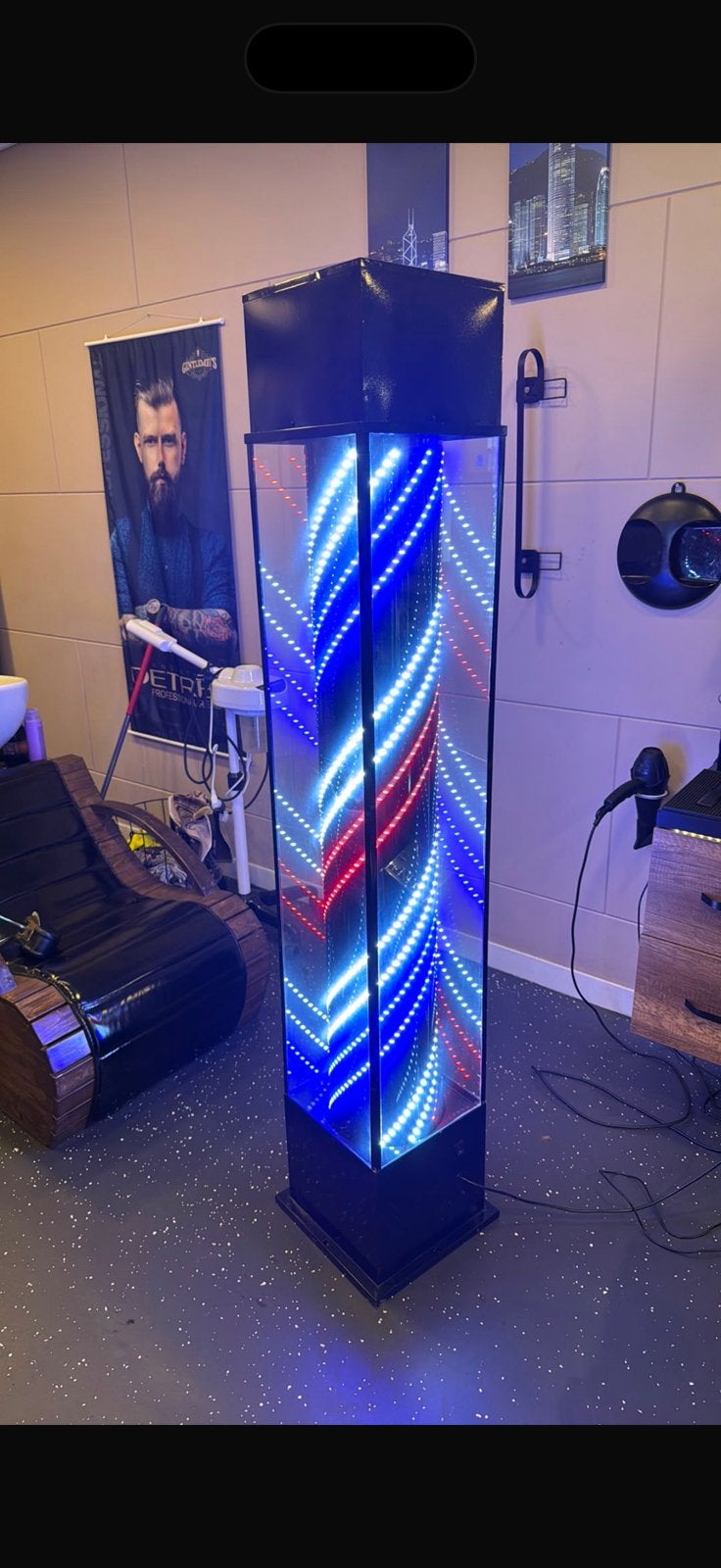 Barbier LED Verlichting display, Ophalen of Verzenden