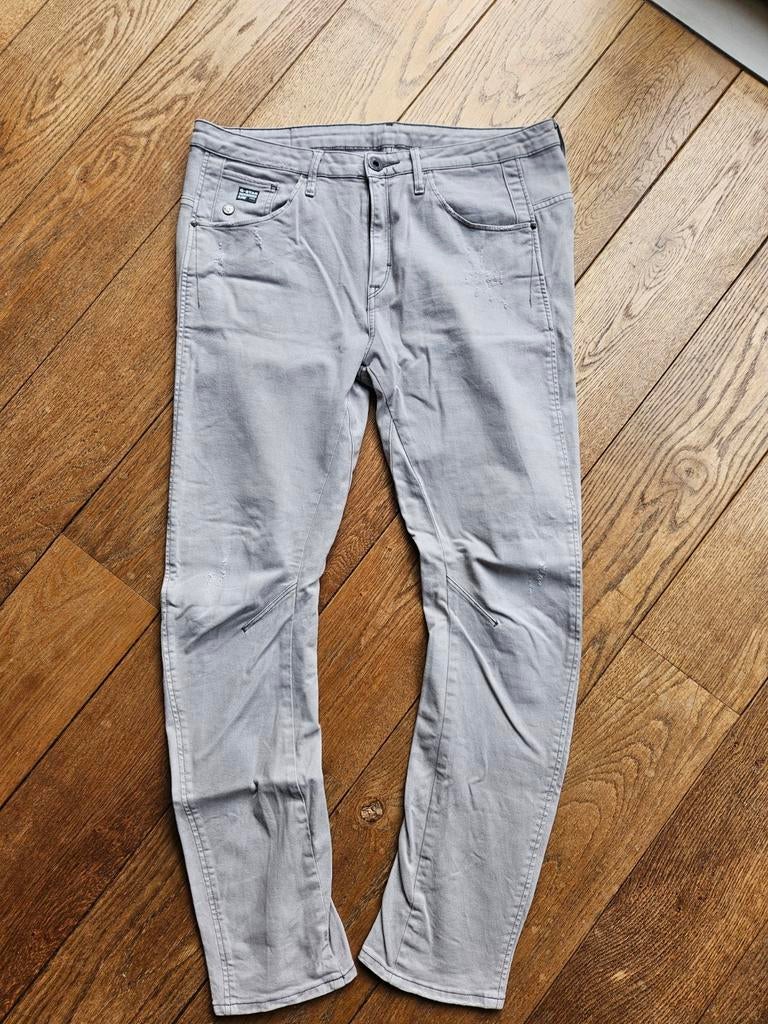 Stoere g-star jeans maat 29-34 arc 3d tapered kleur grijs, Ophalen of Verzenden, Zo goed als nieuw, W28 - W29 (confectie 36), Grijs