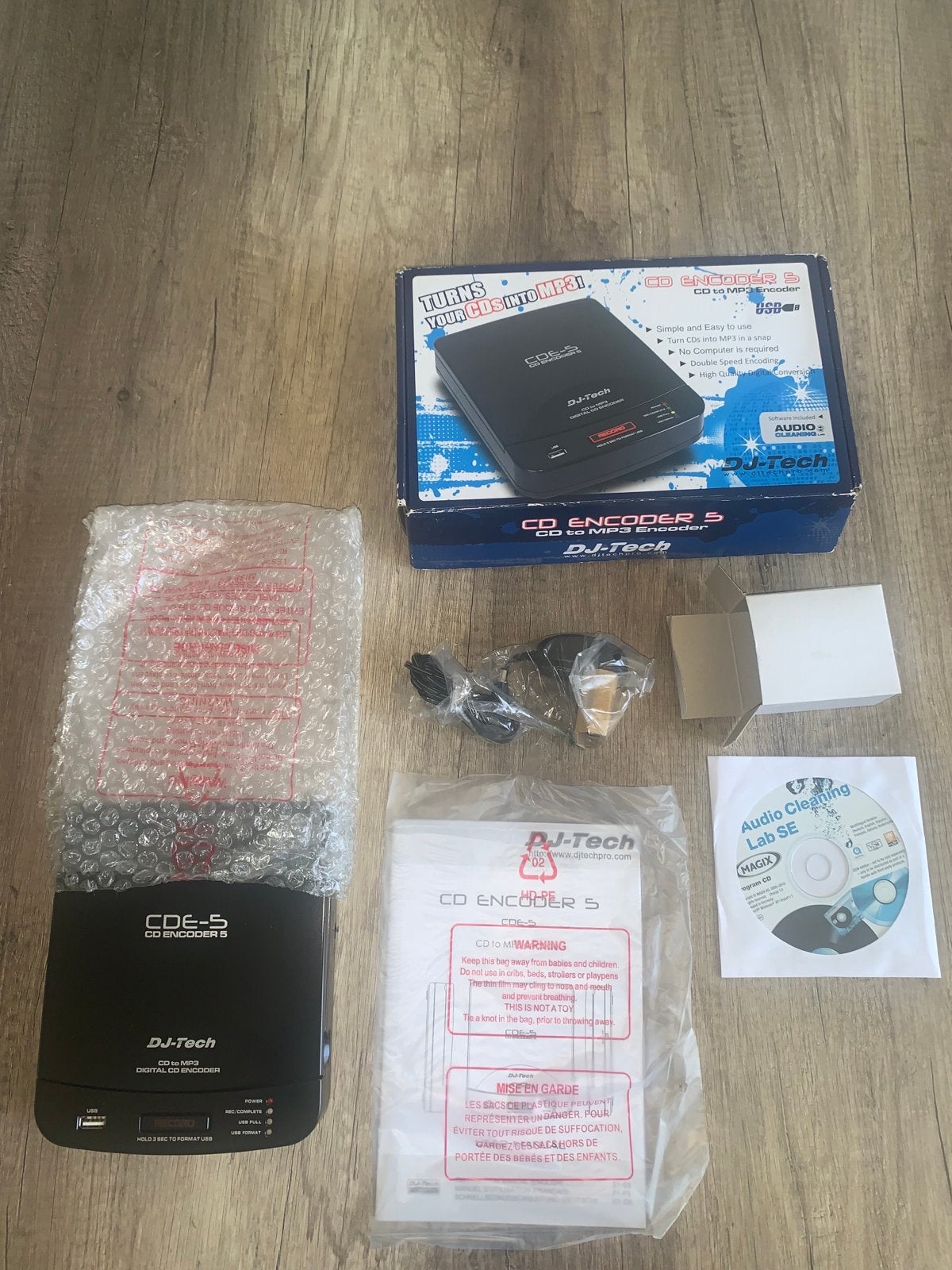 DJ-Tech CD Encoder 5 - CD naar MP3 converter, Ophalen of Verzenden, Nieuw, Overige merken