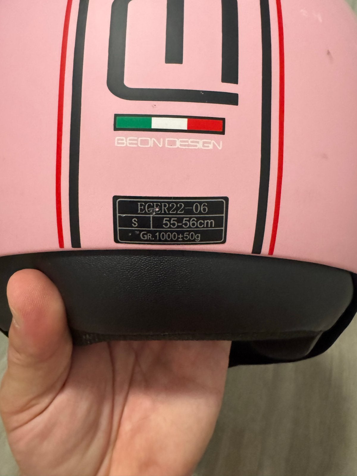Roze Beon Scooterhelm Maat S - Stijlvol en Veilig, Fietsen en Brommers, Ophalen of Verzenden, Gebruikt, Small