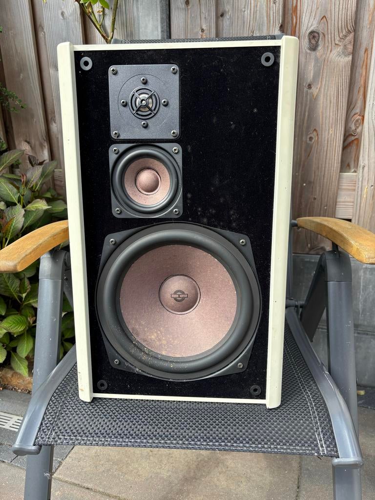 Set MB Quart 390 Vintage Speakers - Made in W-Germany, Gebruikt, 120 watt of meer, Front, Rear of Stereo speakers, Ophalen