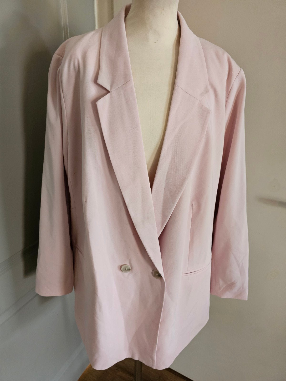 H&m blazer roze maat xxl, Ophalen of Verzenden, Zo goed als nieuw, Maat 46/48 (XL) of groter, Roze