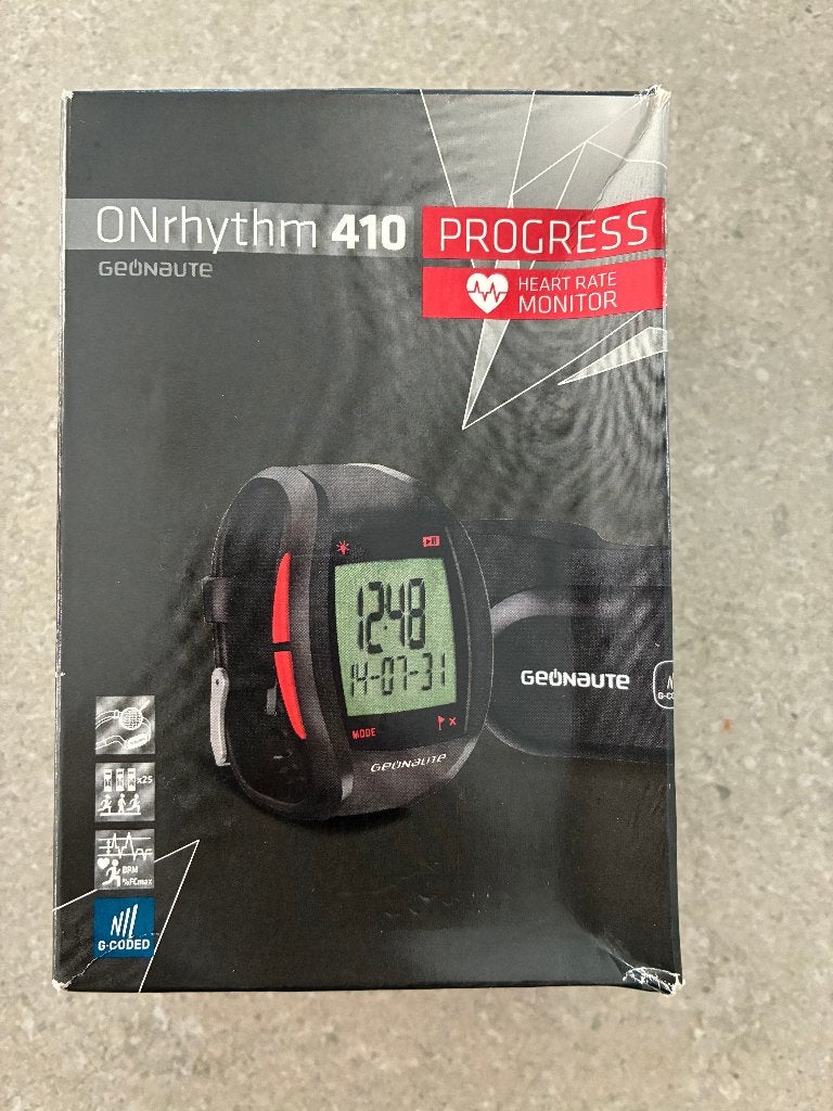 Geonaute ONrhythm 410 Progress Hartslagmeter, Sport en Fitness, Ophalen of Verzenden, Nieuw, Overige merken, Met borstriem