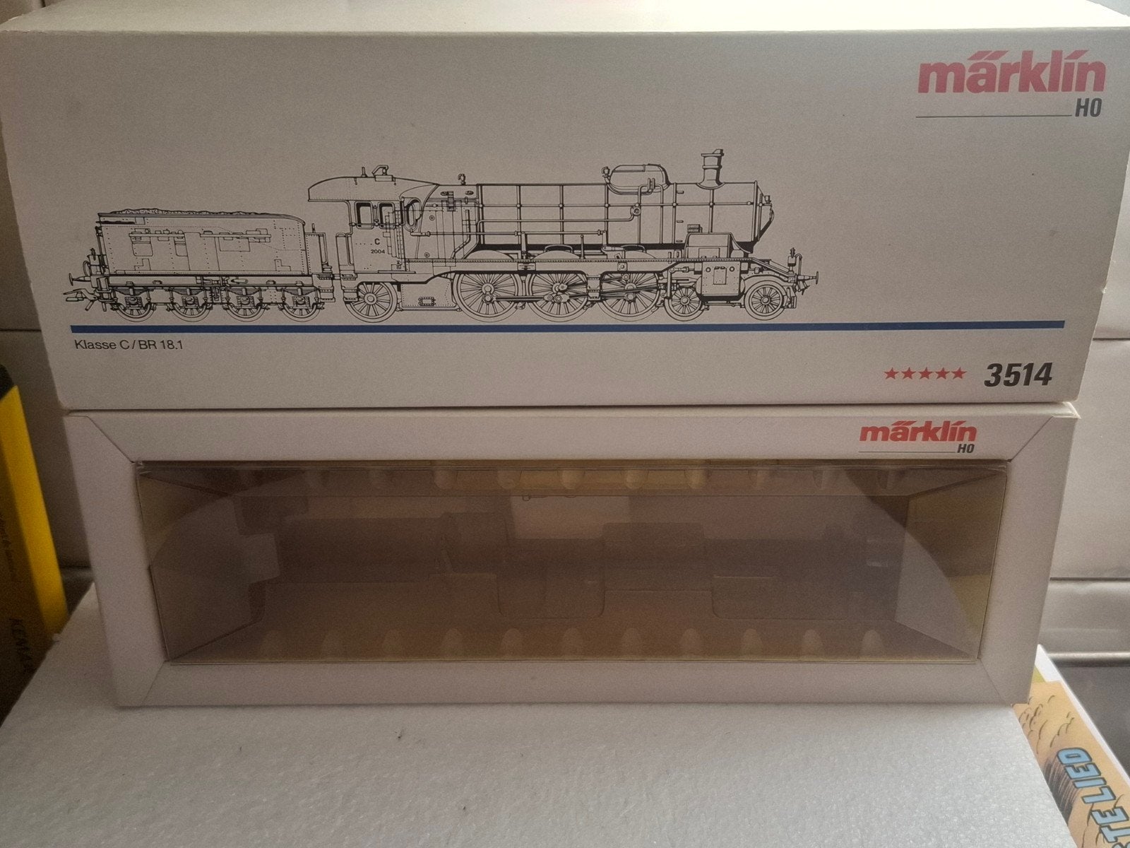 marklin lege lok doos 3514, Wisselstroom, Locomotief, Ophalen of Verzenden, Zo goed als nieuw