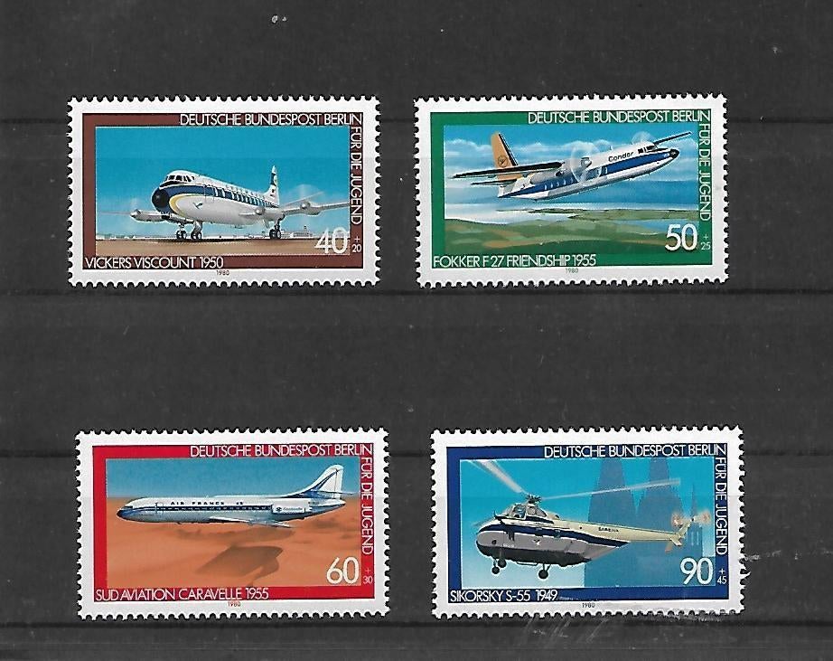Berlijn Michel nr. 617-20  Postfris, Ophalen, BRD, Postfris
