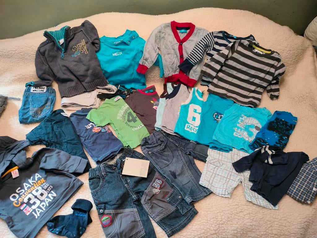 22 stuks jongens kleding 68-74, Ophalen of Verzenden, Zo goed als nieuw