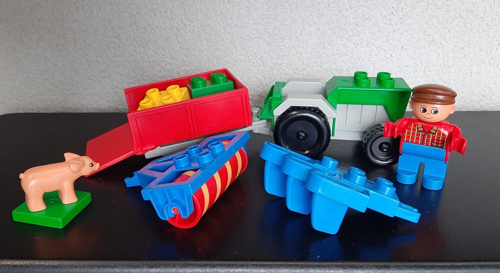 Duplo 2696, landbouwtractor, Overige thema's, Ophalen of Verzenden, Zo goed als nieuw, Compleet