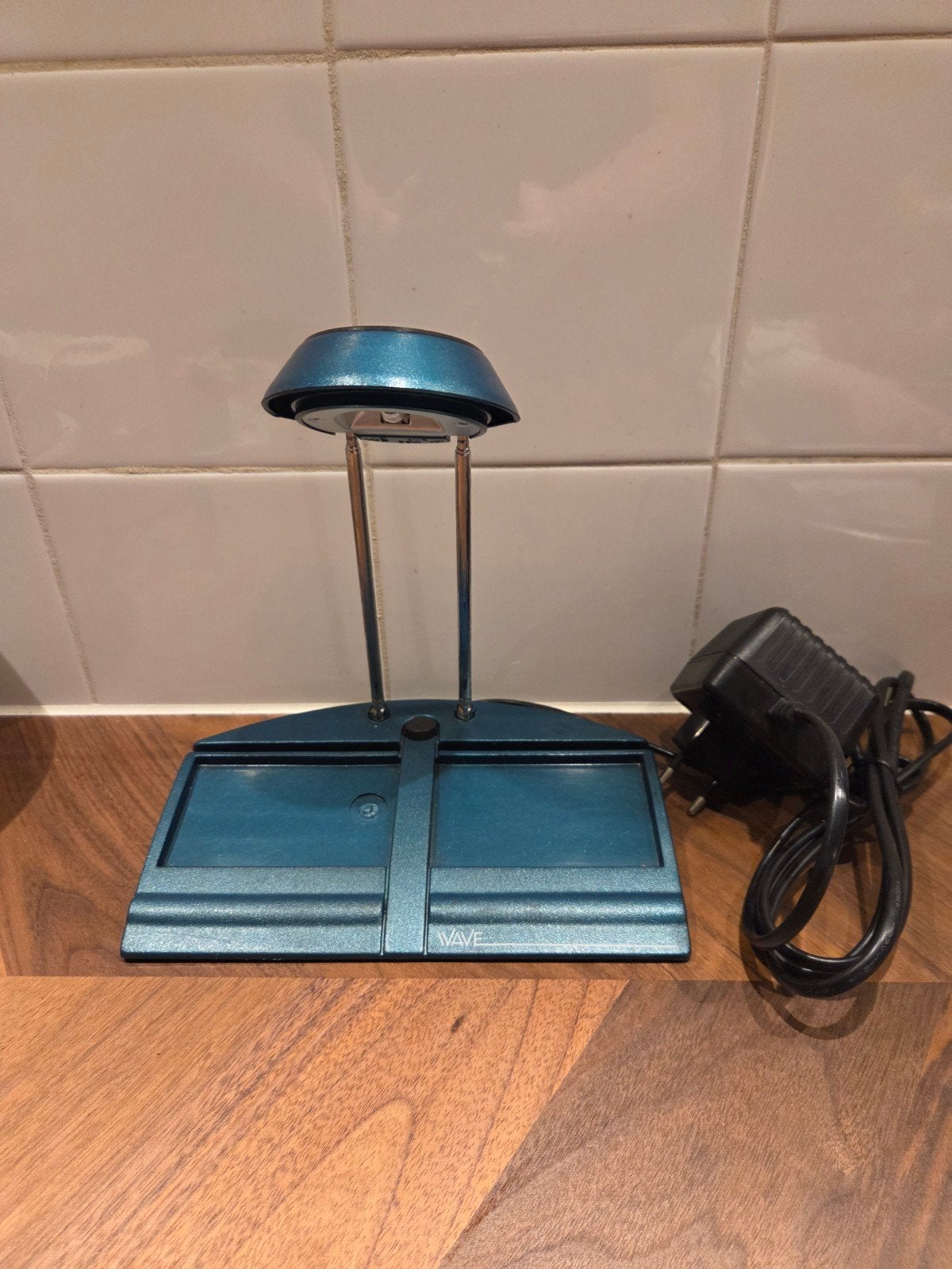 Vintage Retro Wave Massive bureaulamp tafellamp, Ophalen, Bureaulamp, Design