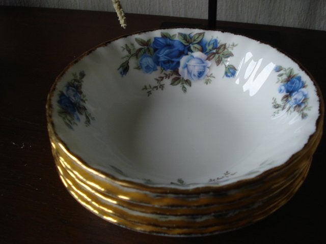royal albert moonlight rose compote schaaltjes, Ophalen of Verzenden, Overige stijlen, Porselein, Schaal of Schalen