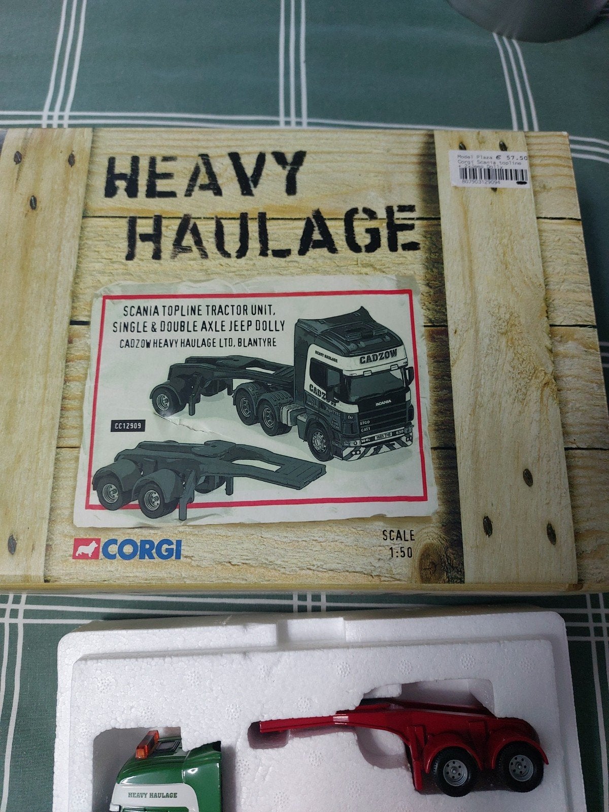 Corgi Scania Topline Tractor Unit Heavy Haulage 1:50, Ophalen of Verzenden, Zo goed als nieuw