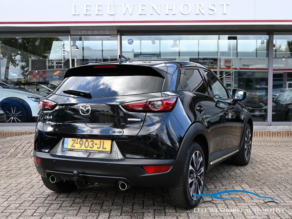 Mazda CX-3 2.0 SkyActiv-G 121 Luxury BLIS, clima, cruise, ca, Auto's, Mazda, Voorwielaandrijving, 1998 cc, 4 cilinders, Leder en Stof