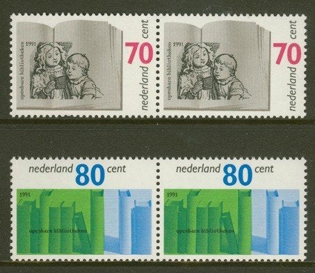 PTT Post M88 1991 Bibliotheek week Postzegels p-88 jdu, Ophalen of Verzenden, Na 1940, Postfris