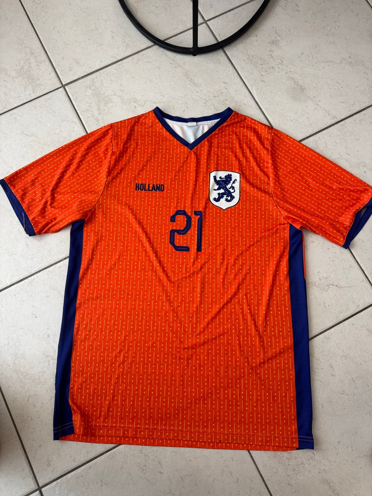 Oranje Holland voetbalshirt maat L - weinig gedragen, Maat 52/54 (L), Oranje, Ophalen of Verzenden, Zo goed als nieuw