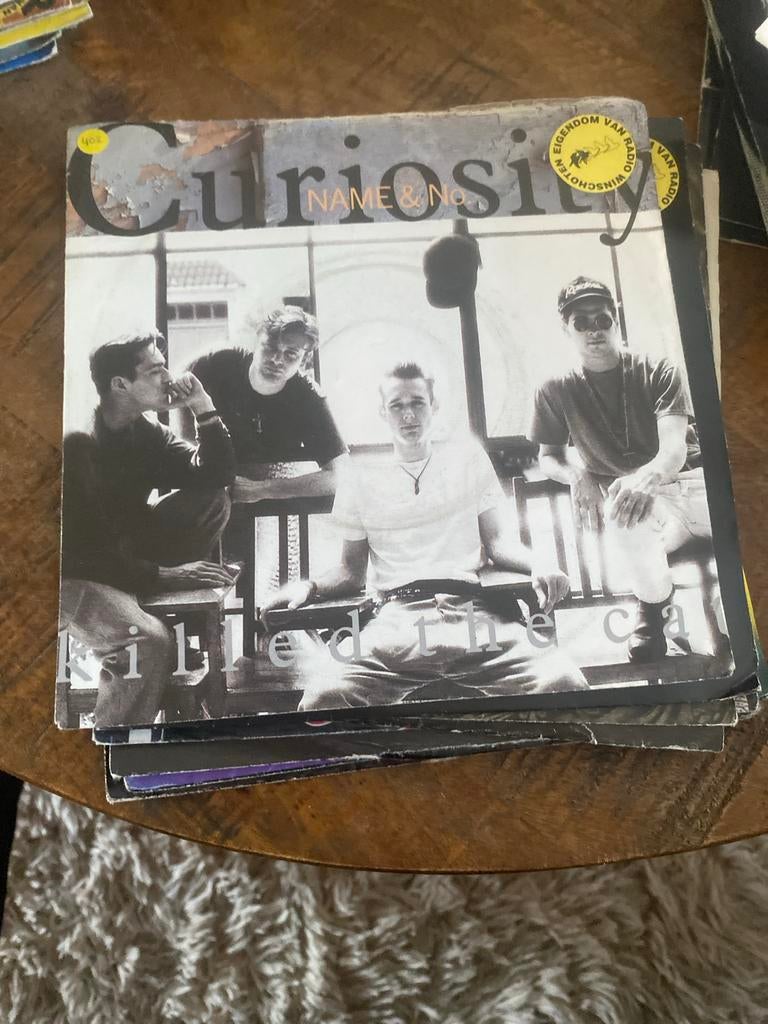 Curiosity Killed The Cat - Name And Number Single Vinyl, Cd's en Dvd's, Vinyl Singles, Gebruikt, Single, Pop, 7 inch, Ophalen of Verzenden