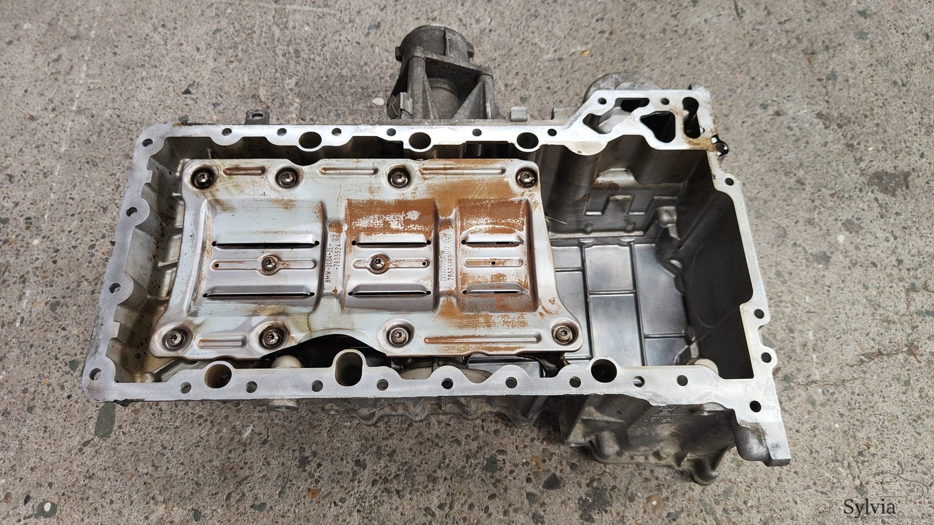 Oliepan carterpan N63 BMW X5 / X6 serie E70 E70 LCi E71 E72, Gebruikt, -, -, Ophalen of Verzenden