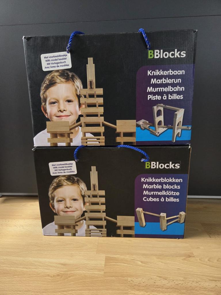 BBlocks knikkerbaan en knikkerblokken set, Kinderen en Baby's, Ophalen, Zo goed als nieuw, Overige merken