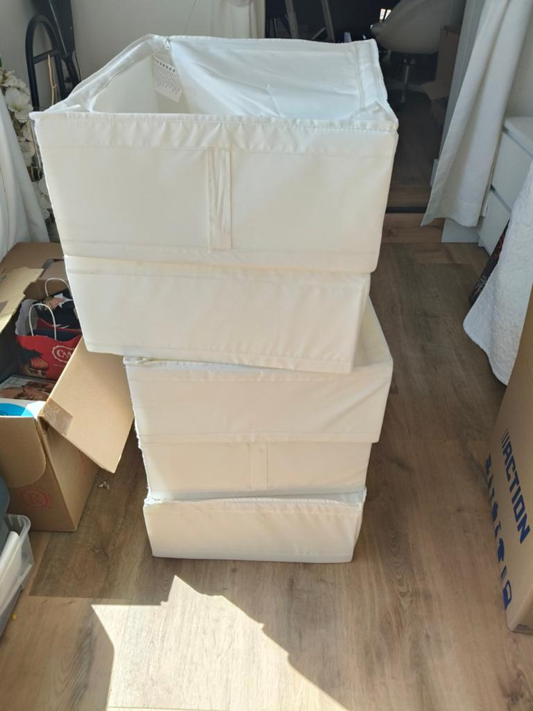 5x IKEA SKUBB Opbergboxen 44x55x19 cm, Ophalen