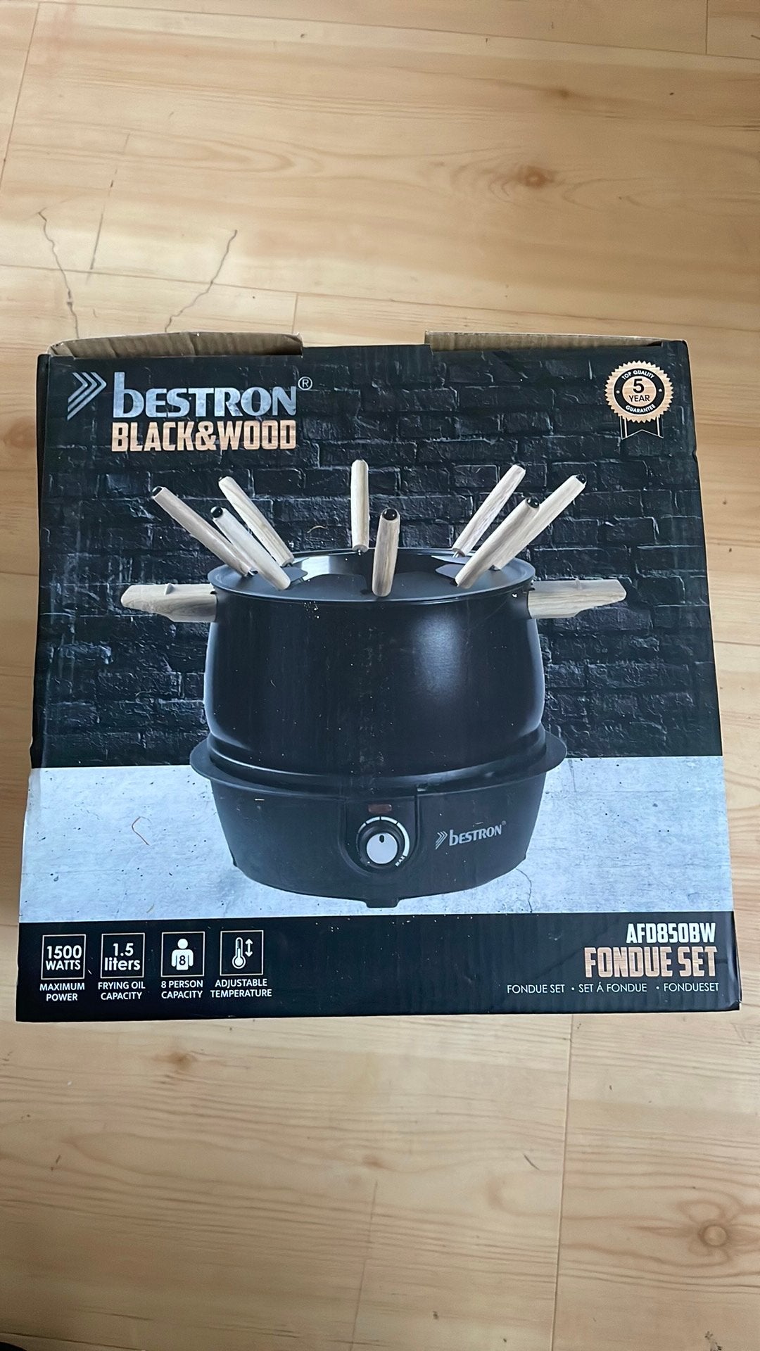 Nieuw! Bestron fondue set voor 8 personen, Ophalen of Verzenden, Nieuw, Elektrisch, Fondueset