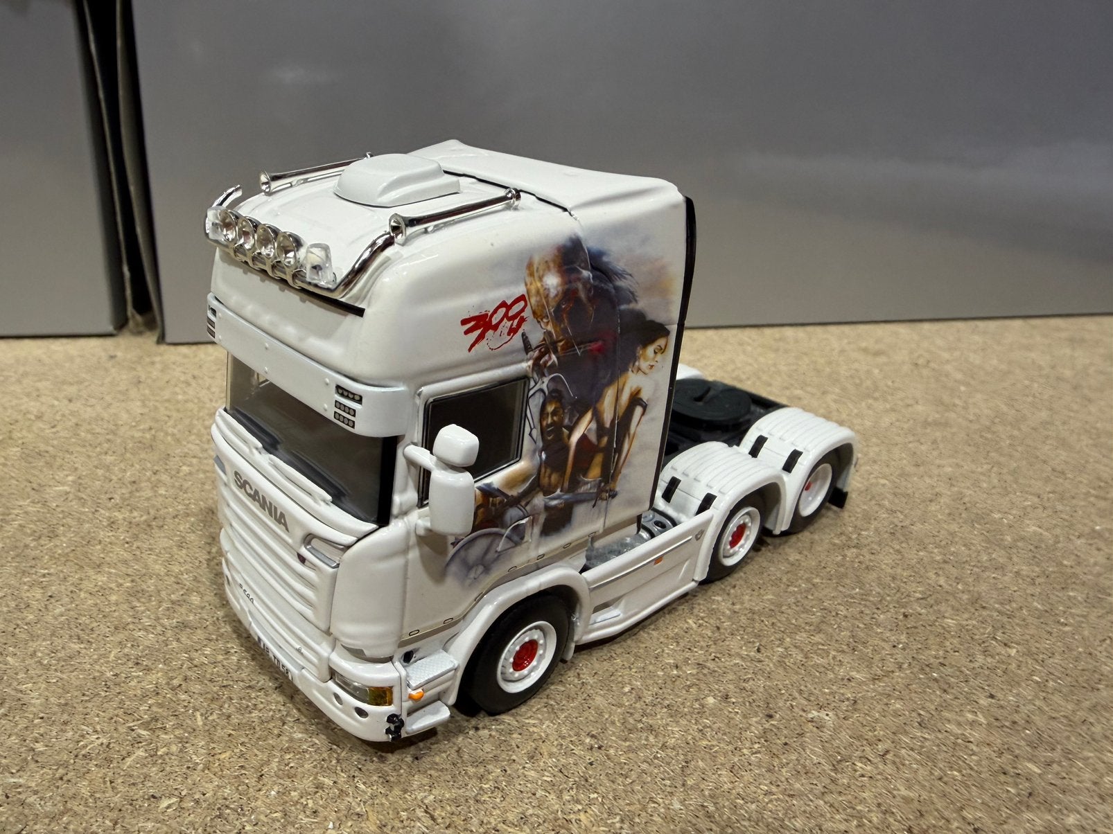 WSI SCANIA STREAMLINE 6x2 TIDE SPEDITION, Ophalen of Verzenden, Zo goed als nieuw, Bus of Vrachtwagen, Wsi