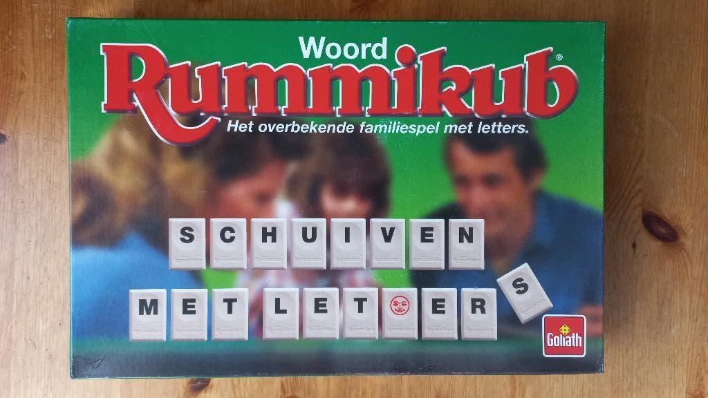 WoordRummikub Het overbekende familiespel met grootte stenen, Hobby en Vrije tijd, Gezelschapsspellen | Bordspellen, Een of twee spelers