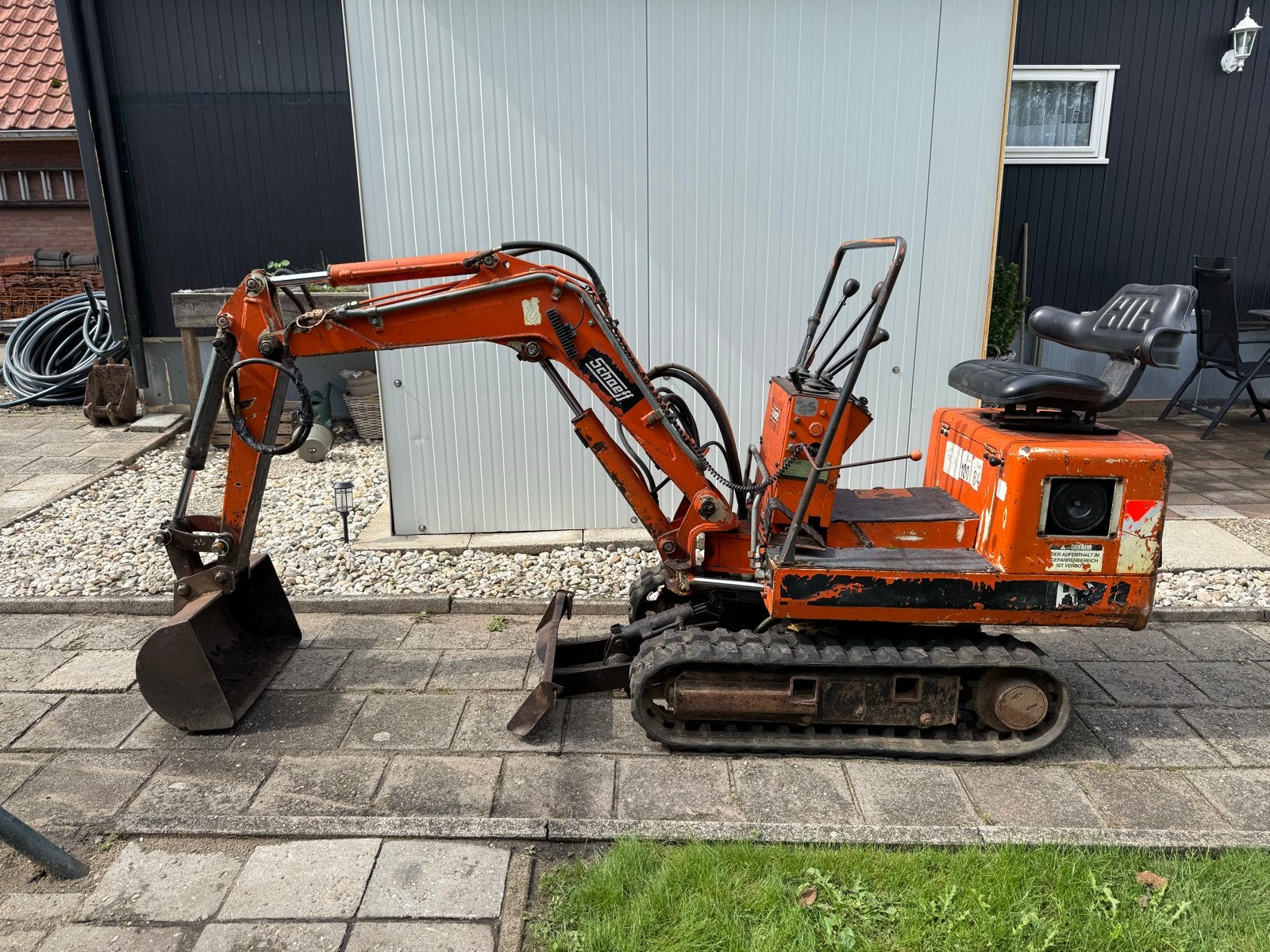 Scheaff minikraan / graafmachine  950kg, Ophalen, Graafmachine