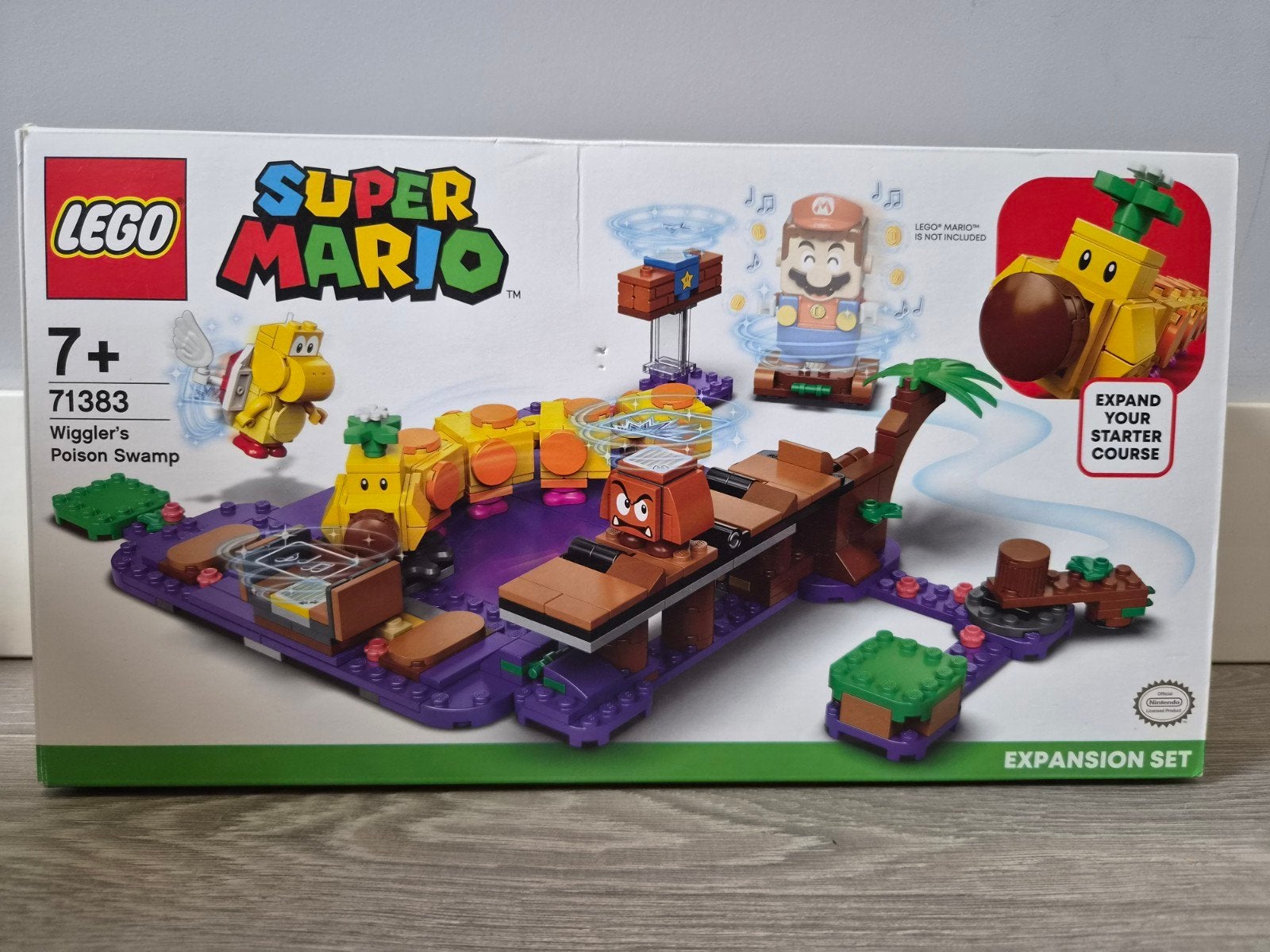 LEGO Super Mario 71383 Wiggler's Giftenmoeras, Overige thema's, Lego, Ophalen of Verzenden, Zo goed als nieuw
