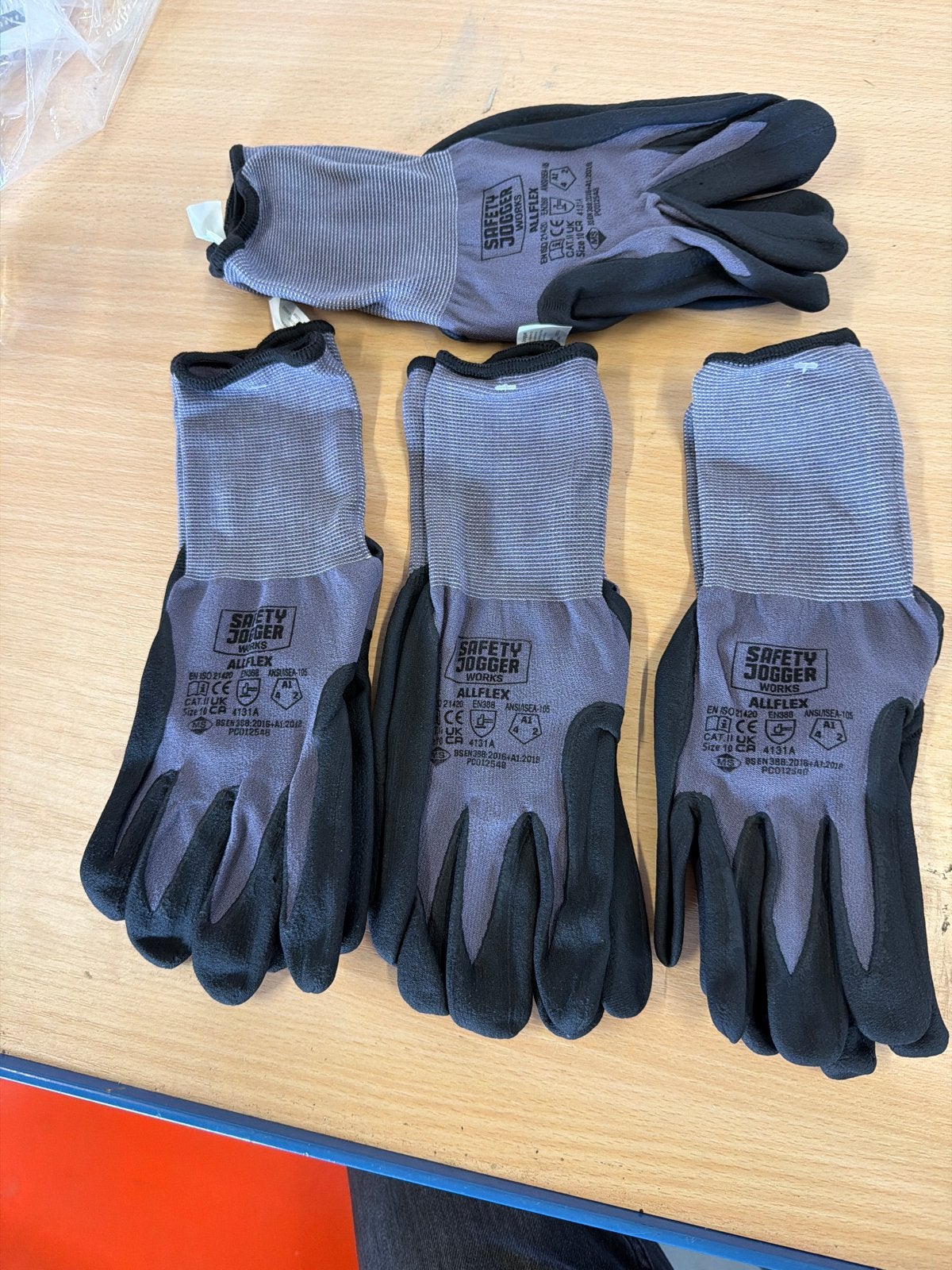 4 paar Safety Jogger Allflex werkhandschoenen, Kleding | Heren, Mutsen, Sjaals en Handschoenen, Nieuw, Ophalen of Verzenden, Nvt