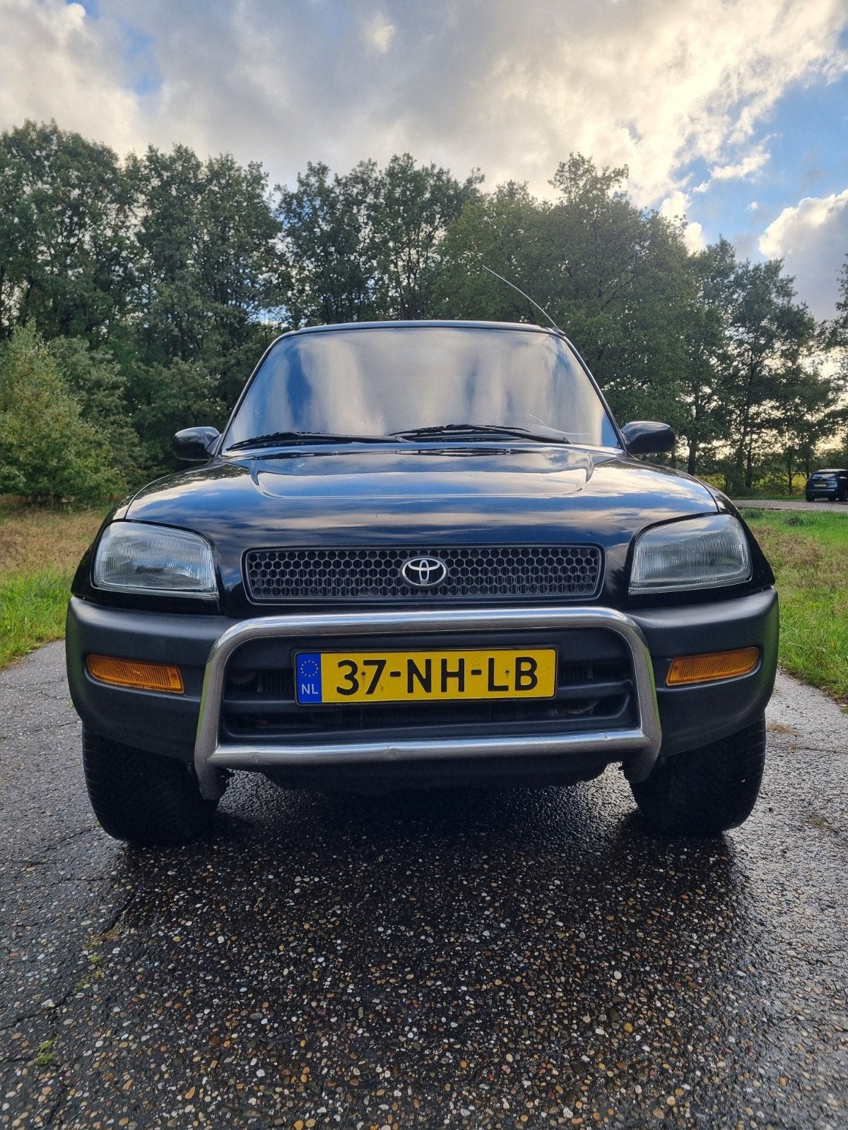 Toyota Funcruiser 2.0 Rav4 4WD 1994 Zwart, Auto's, Voorwielaandrijving, 1998 cc, Stof, 4 cilinders