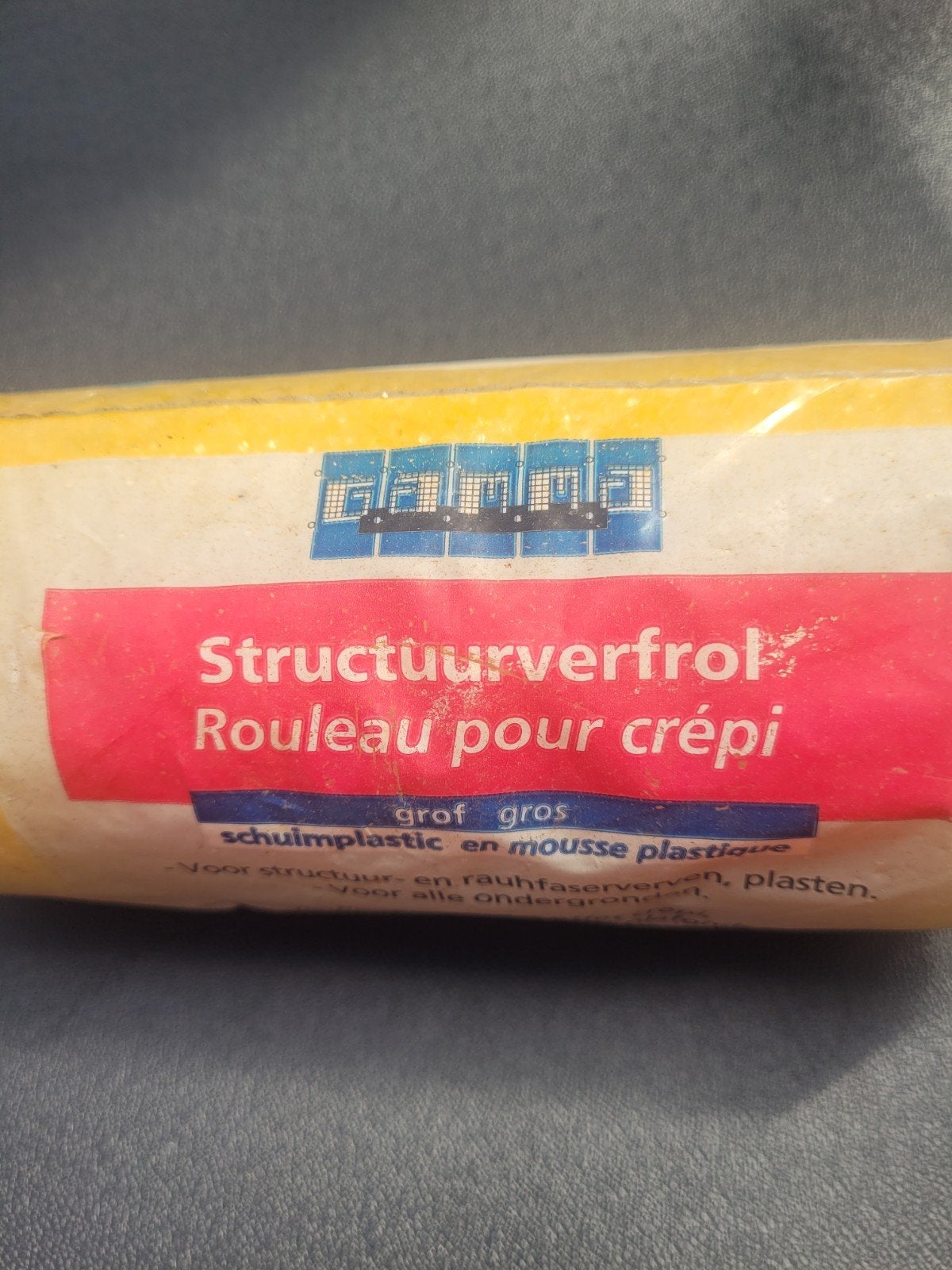 Gamma Structuurverfroller 18 cm - Nieuw, Doe-het-zelf en Verbouw, Schildersmaterialen, Nieuw, Verfroller, Ophalen of Verzenden